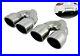 Featured image attached to 2 stainless steel tailpipes (Chrome) suitable for BMW 5 Series F10 AB 220