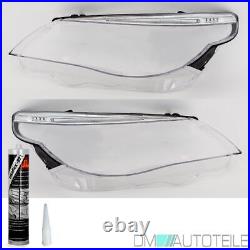 2x spreader headlight glass headlights LED fits BMW E60 E61 year 03-07