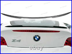 Carbon rear spoiler lip fits BMW Z4 tuning coupe e86 spoiler demolition edge
