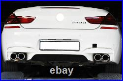 Exhaust pipes fit BMW 6 Gran Turismo G32 stainless steel (Chrome) AB 220