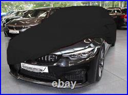 Full garage car cover protective blanket black with mirror pockets for BMW M4 CS Coupe