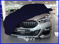 Full garage car cover protective blanket blue with mirror pockets for BMW 2 Series Gran Coupe