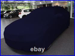 Full garage car cover protective blanket blue with mirror pockets for BMW 4 Series Gran Coupe
