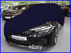Full garage car cover protective blanket blue with mirror pockets for BMW M4 CS Coupe