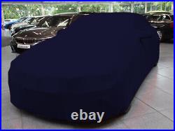 Full garage car cover protective blanket blue with mirror pockets for BMW M4 CS Coupe