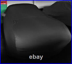 Full garage car cover protective blanket indoor black with mirror pockets for BMW Z8