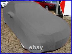 Full garage car cover protective blanket indoor grey with mirror pockets for BMW 3 Series E93