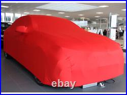 Full garage car cover protective blanket red with mirror pockets for BMW 2 Series Gran Coupe