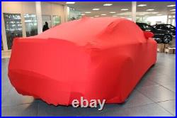 Full garage car cover protective blanket red with mirror pockets for BMW M4 CS Coupe