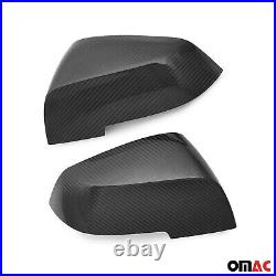 Mirror caps mirror cover for BMW 4 Series 2013-2020 carbon fiber black 2 pcs