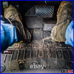 OMAC rubber floor mats for BMW X2 F39 2018-2023 premium TPE vending machines black 4x