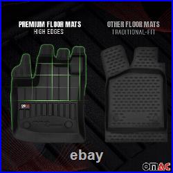 OMAC rubber floor mats for BMW X5 F15 F85 2013-2018 premium TPE vending machines 3 pcs