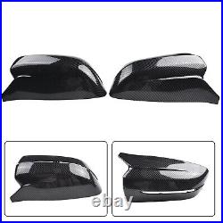 Slim carbon fiber replacement mirror cover for BMW G20 G22 G30 excellent fit